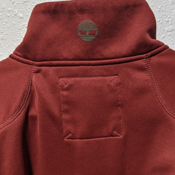 XL Timberland Pullover w/Zipper and Thumb Holes - Picture 3 of 6